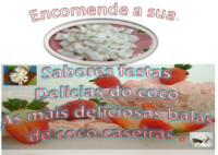 BALAS DE COCO CASEIRAS, PARA FESTAS, ANIVERSÁRIOS, BUFFET EV